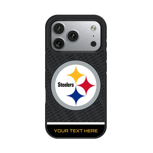 Pittsburgh Steelers Personalized EndZone Plus iPhone Bump Phone Case for Apple iPhone