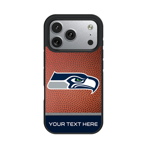 Seattle Seahawks Personalized Football iPhone Bump Phone Case for Apple iPhone