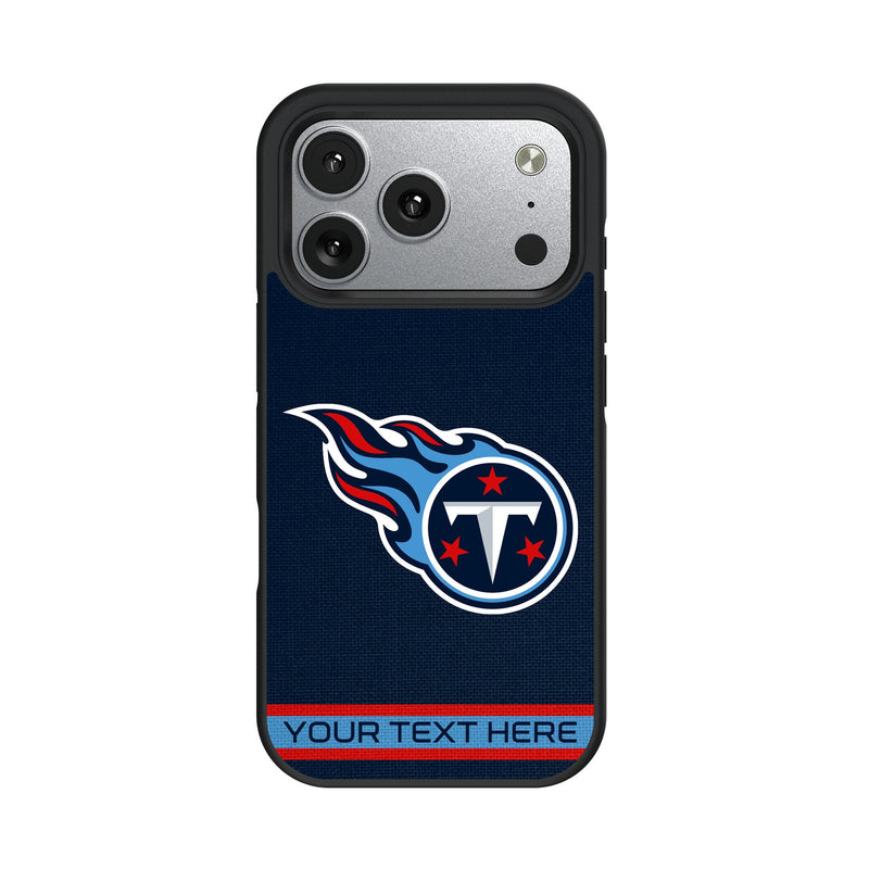 Tennessee Titans Personalized Stripe iPhone Bump Phone Case for Apple iPhone