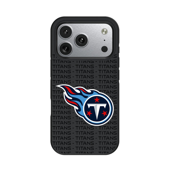 Tennessee Titans Text Backdrop iPhone Bump Phone Case for Apple iPhone