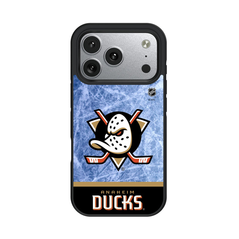 Anaheim Ducks Ice Wordmark iPhone Bump Phone Case for Apple iPhone