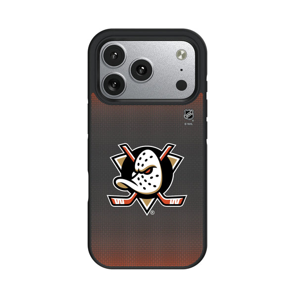 Anaheim Ducks Linen iPhone Bump Phone Case for Apple iPhone