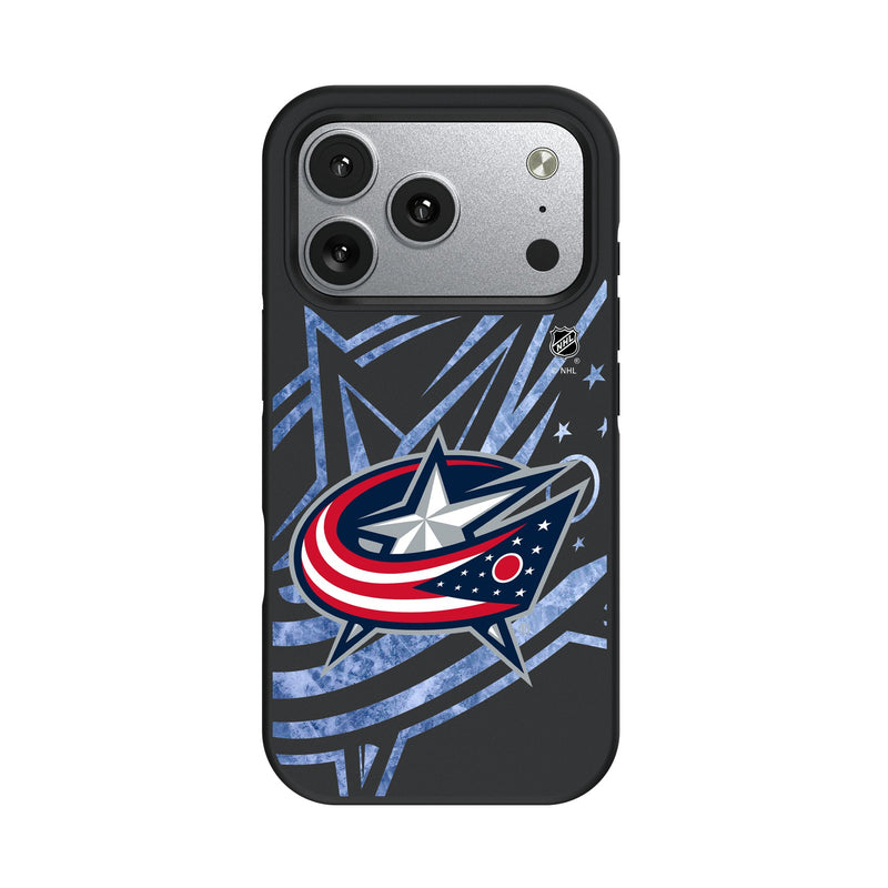 Columbus Blue Jackets Ice Tilt iPhone Bump Phone Case for Apple iPhone