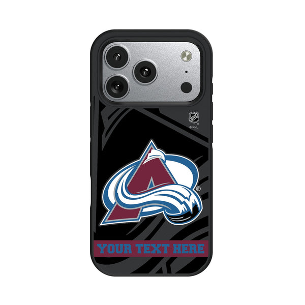 Colorado Avalanche Personalized Tilt iPhone Bump Phone Case for Apple iPhone