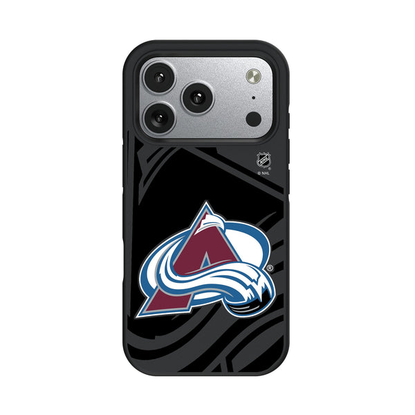Colorado Avalanche Monocolor Tilt iPhone Bump Phone Case for Apple iPhone