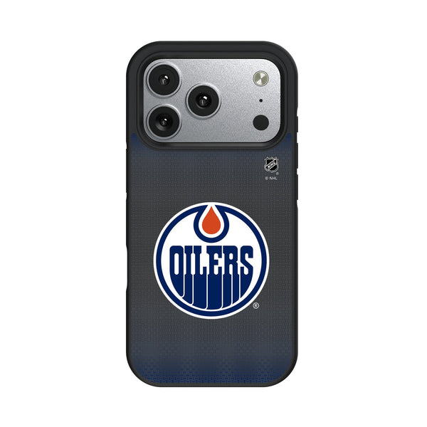 Edmonton Oilers Linen iPhone Bump Phone Case for Apple iPhone