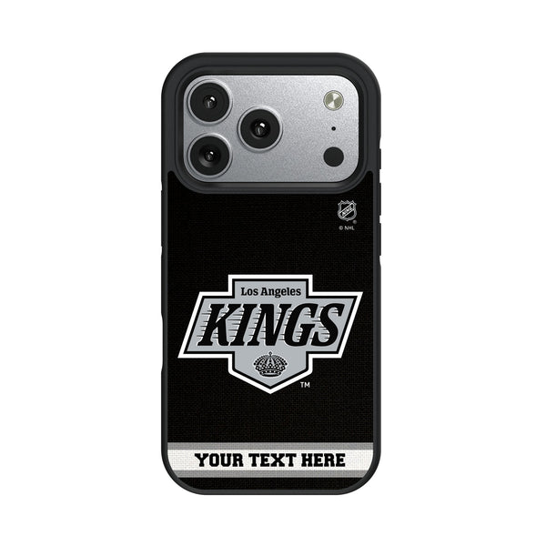 LA Kings Personalized Stripe iPhone Bump Phone Case for Apple iPhone