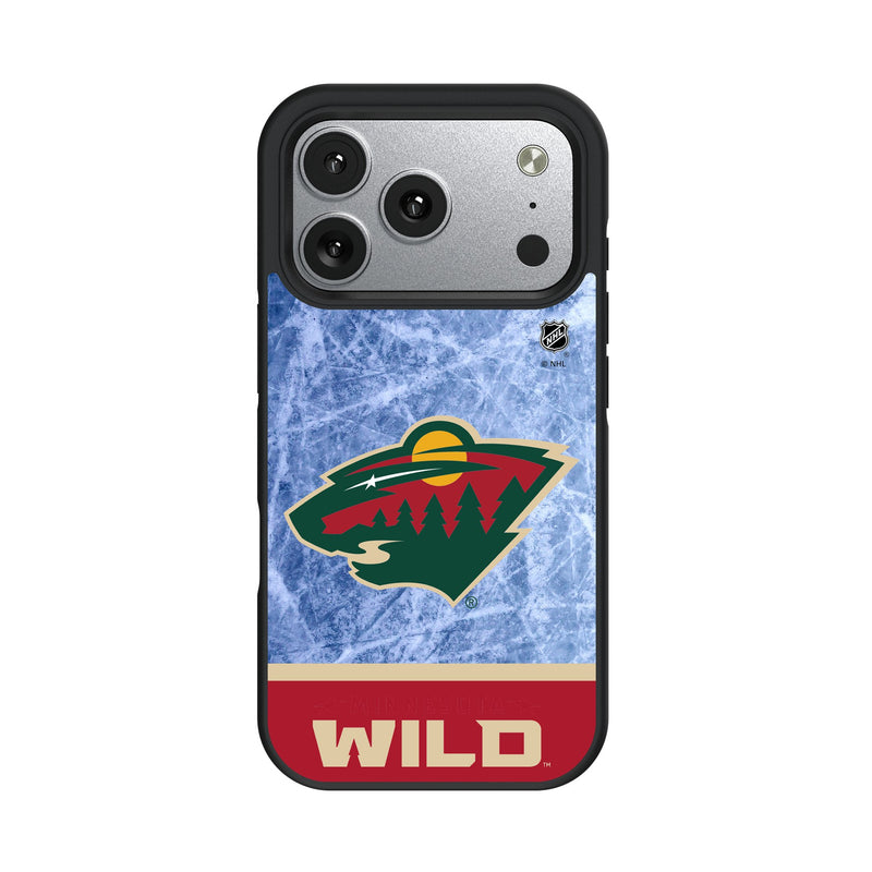 Minnesota Wild Ice Wordmark iPhone Bump Phone Case for Apple iPhone