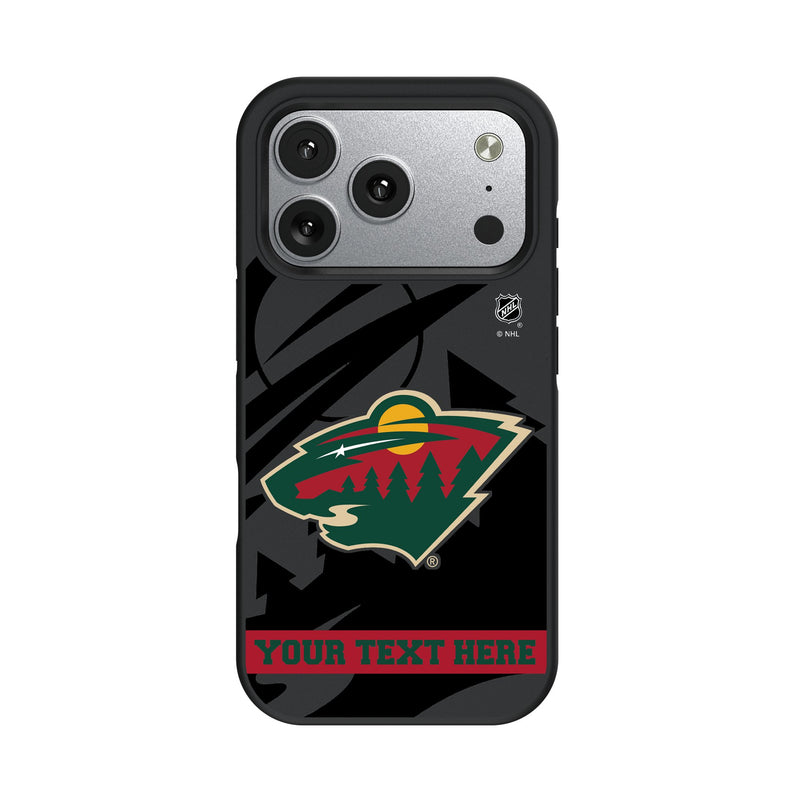 Minnesota Wild Personalized Tilt iPhone Bump Phone Case for Apple iPhone