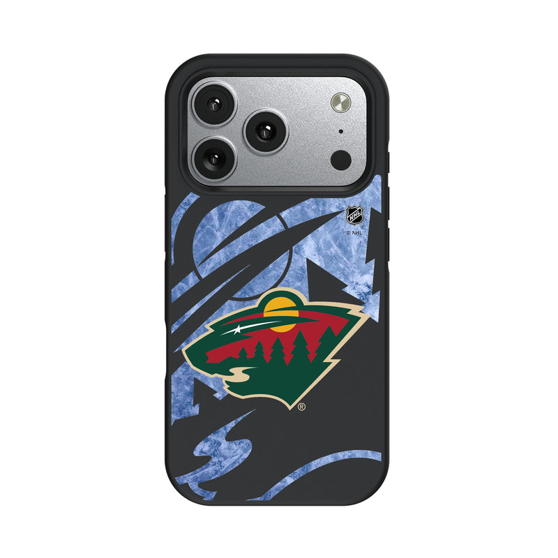 Minnesota Wild Ice Tilt iPhone Bump Phone Case for Apple iPhone