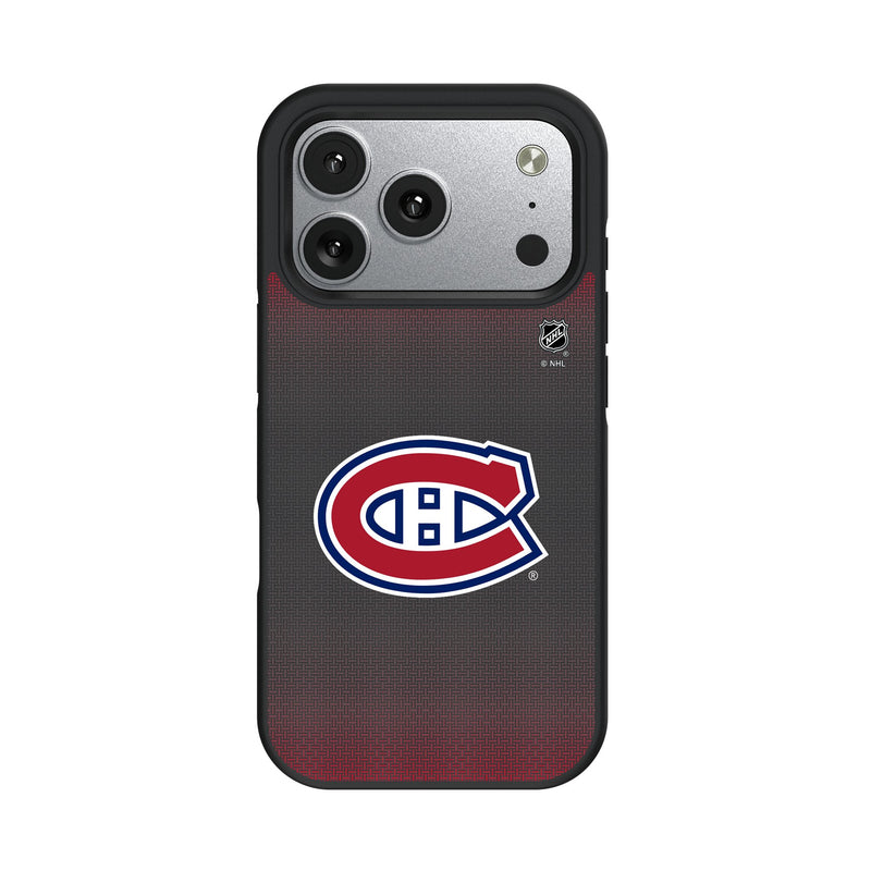 Montreal Canadiens Linen iPhone Bump Phone Case for Apple iPhone