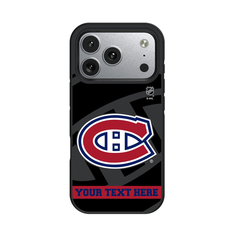 Montreal Canadiens Personalized Tilt iPhone Bump Phone Case for Apple iPhone