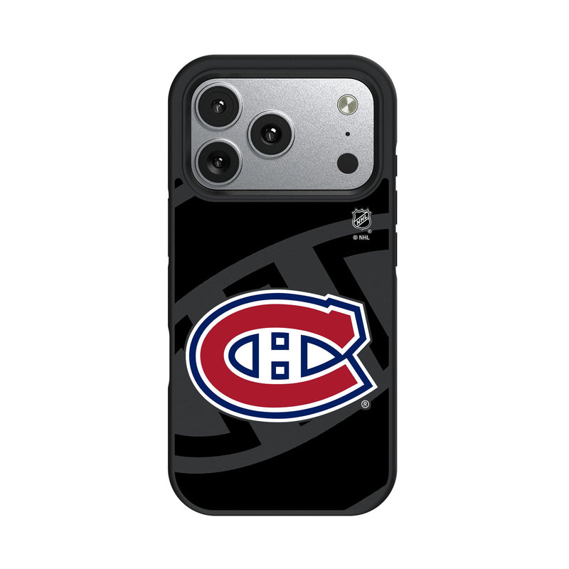 Montreal Canadiens Monocolor Tilt iPhone Bump Phone Case for Apple iPhone