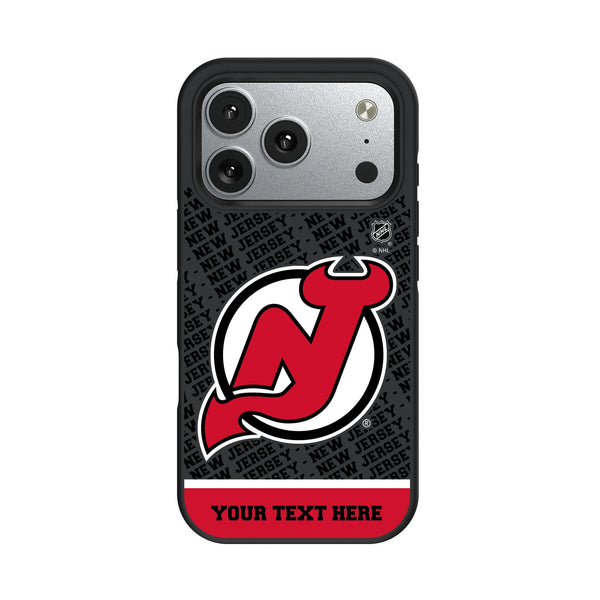 New Jersey Devils Personalized EndZone Plus iPhone Bump Phone Case for Apple iPhone