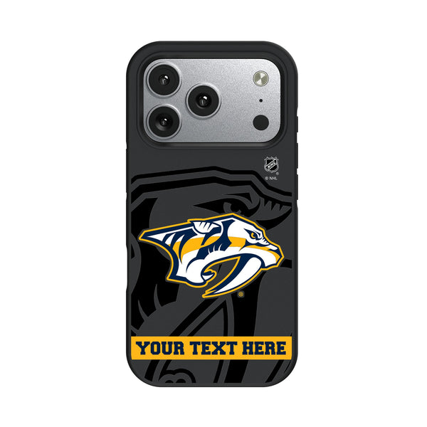 Nashville Predators Personalized Tilt iPhone Bump Phone Case for Apple iPhone