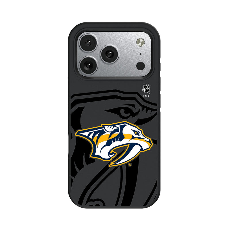 Nashville Predators Monocolor Tilt iPhone Bump Phone Case for Apple iPhone
