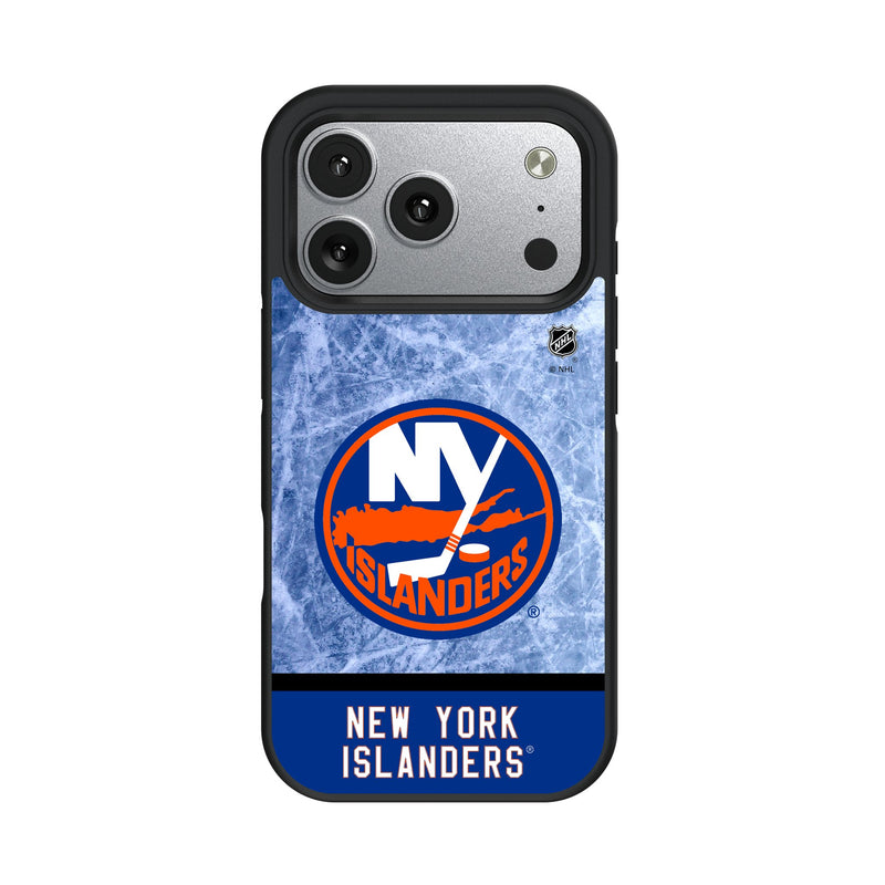 New York Islanders Ice Wordmark iPhone Bump Phone Case for Apple iPhone
