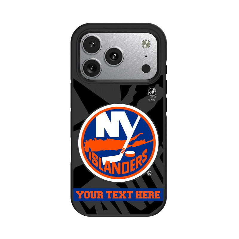 New York Islanders Personalized Tilt iPhone Bump Phone Case for Apple iPhone