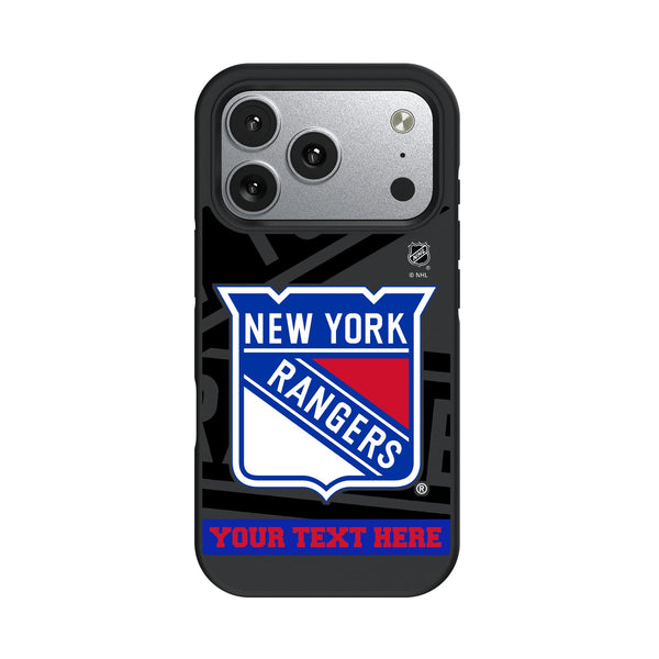 New York Rangers Personalized Tilt iPhone Bump Phone Case for Apple iPhone