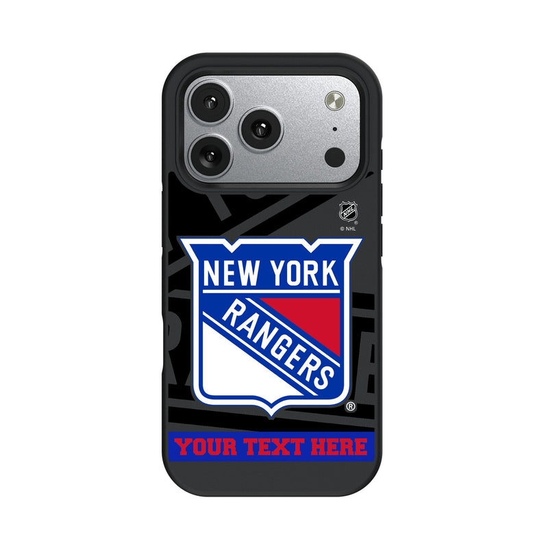 New York Rangers Personalized Tilt iPhone Bump Phone Case for Apple iPhone