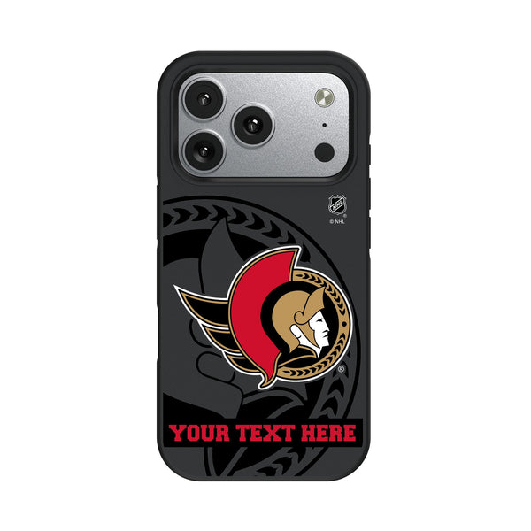 Ottawa Senators Personalized Tilt iPhone Bump Phone Case for Apple iPhone