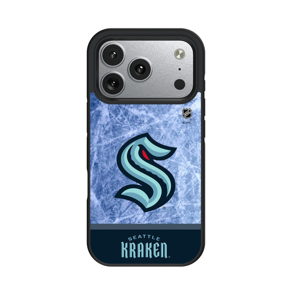 Seattle Kraken Ice Wordmark iPhone Bump Phone Case for Apple iPhone