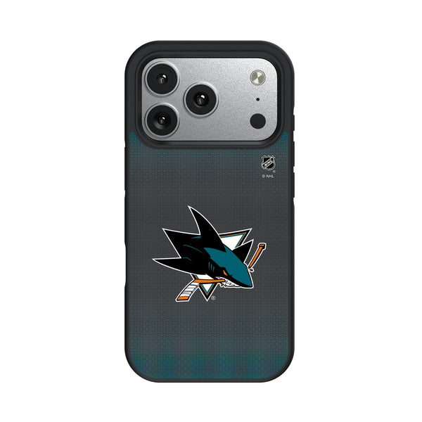 San Jose Sharks Linen iPhone Bump Phone Case for Apple iPhone