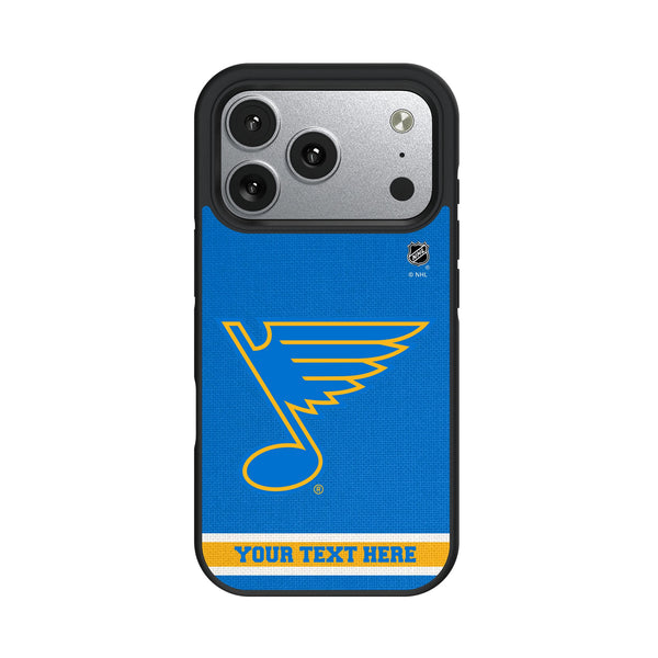 St. Louis Blues Personalized Stripe iPhone Bump Phone Case for Apple iPhone
