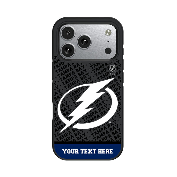 Tampa Bay Lightning Personalized EndZone Plus iPhone Bump Phone Case for Apple iPhone