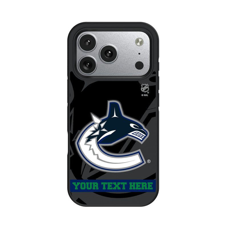 Vancouver Canucks Personalized Tilt iPhone Bump Phone Case for Apple iPhone