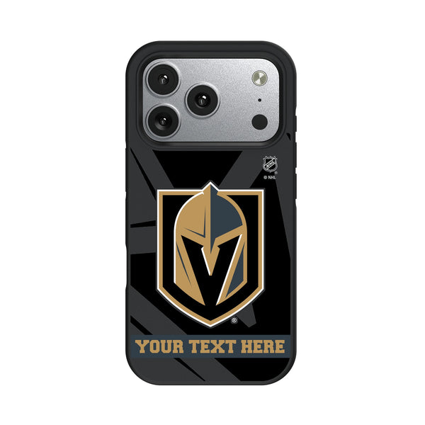 Vegas Golden Knights Personalized Tilt iPhone Bump Phone Case for Apple iPhone