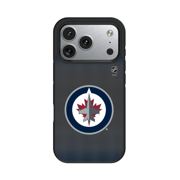 Winnipeg Jets Linen iPhone Bump Phone Case for Apple iPhone