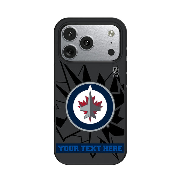 Winnipeg Jets Personalized Tilt iPhone Bump Phone Case for Apple iPhone