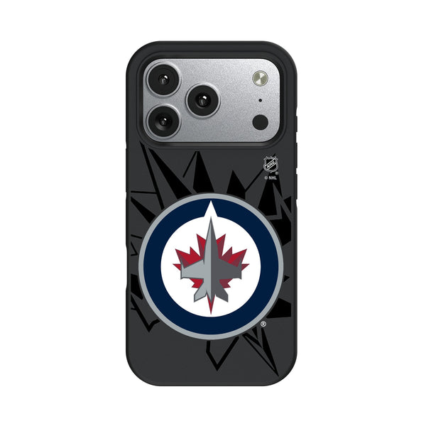 Winnipeg Jets Monocolor Tilt iPhone Bump Phone Case for Apple iPhone