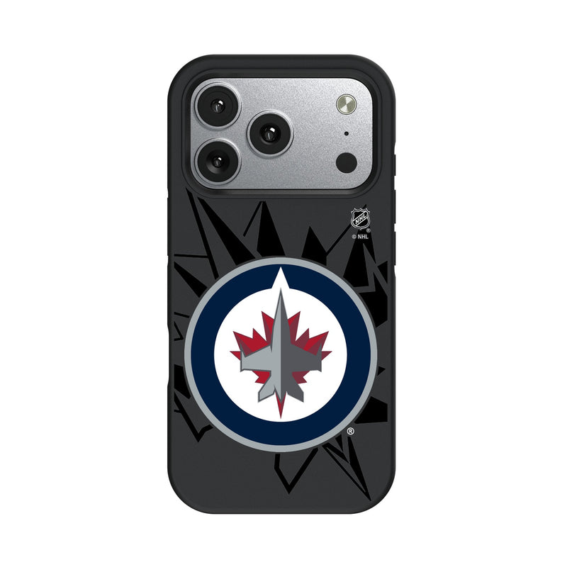 Winnipeg Jets Monocolor Tilt iPhone Bump Phone Case for Apple iPhone