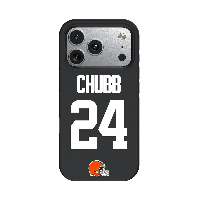 Nick Chubb Cleveland Browns 24 Game Tactic iPhone Bump Phone Case for Apple iPhone