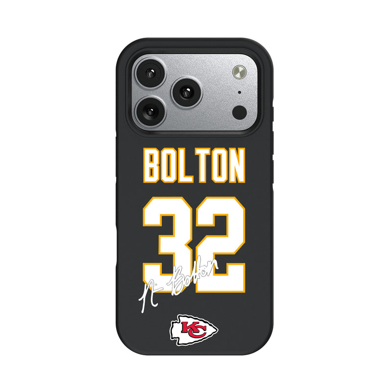 Nick Bolton Kansas City Chiefs 32 Game Tactic iPhone Bump Phone Case for Apple iPhone