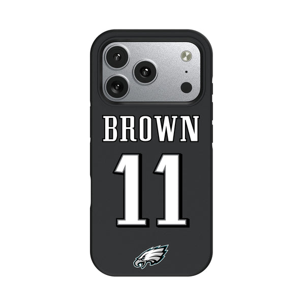 A.J. Brown Philadelphia Eagles 11 Game Tactic iPhone Bump Phone Case for Apple iPhone