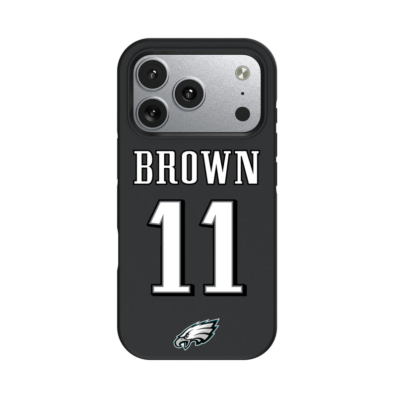 A.J. Brown Philadelphia Eagles 11 Game Tactic iPhone Bump Phone Case for Apple iPhone