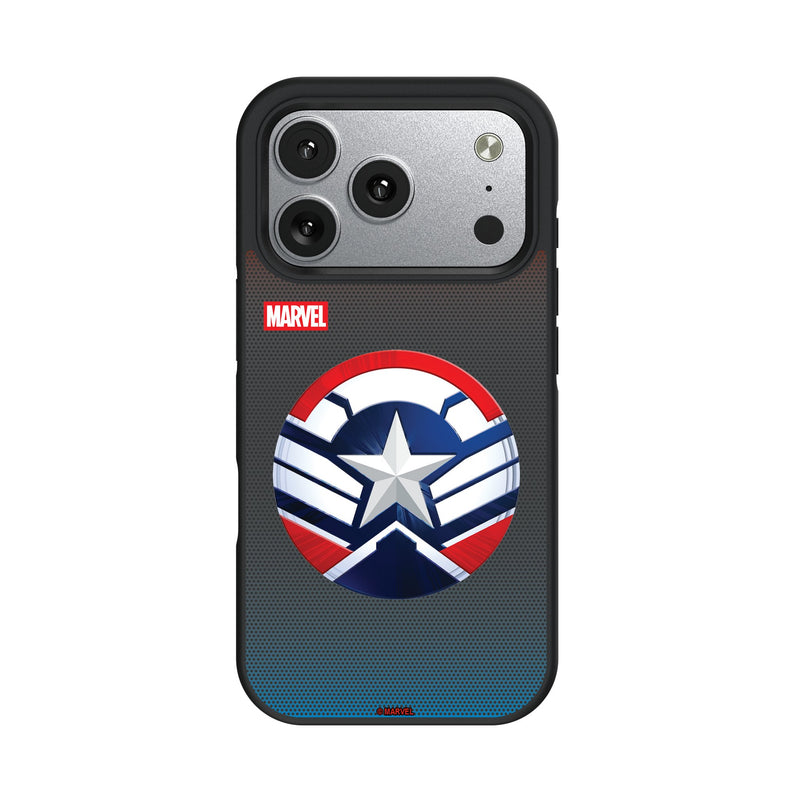 Marvel Avengers Sam Wilson Captain America Grid iPhone Bump Phone Case for Apple iPhone