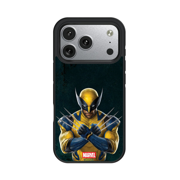 Marvel Deadpool Wolverine Badge iPhone Bump Phone Case for Apple iPhone