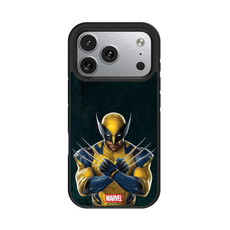 Marvel Deadpool Wolverine Badge iPhone Bump Phone Case for Apple iPhone