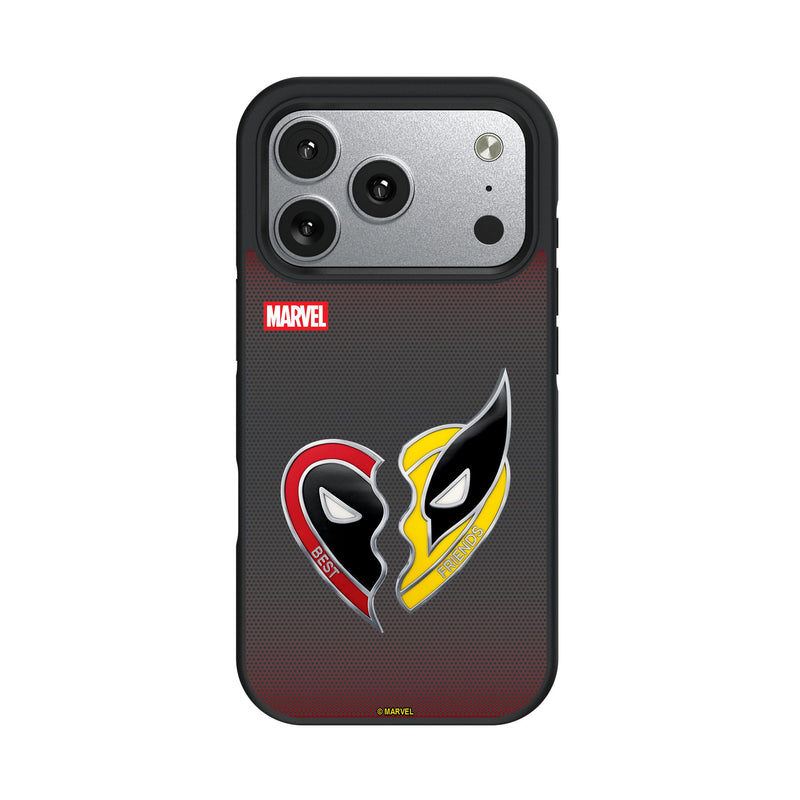 Marvel Deadpool Wolverine Grid iPhone Bump Phone Case for Apple iPhone