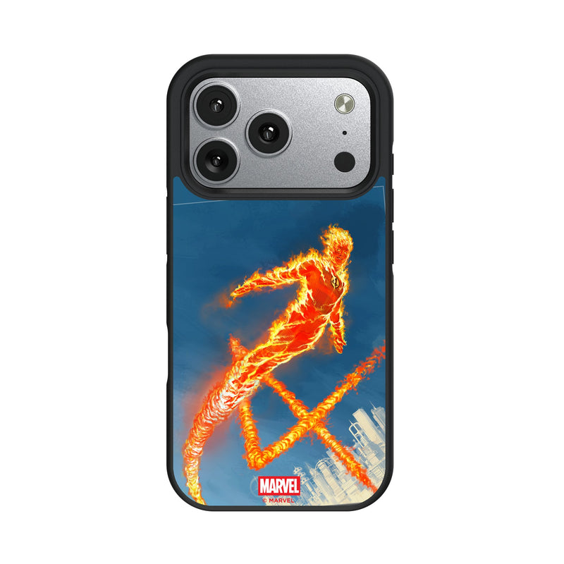 Marvel Human Torch Cover Art iPhone Bump Phone Case for Apple iPhone