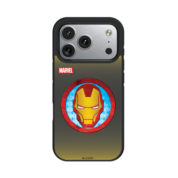 Marvel Avengers Iron Man Grid iPhone Bump Phone Case for Apple iPhone