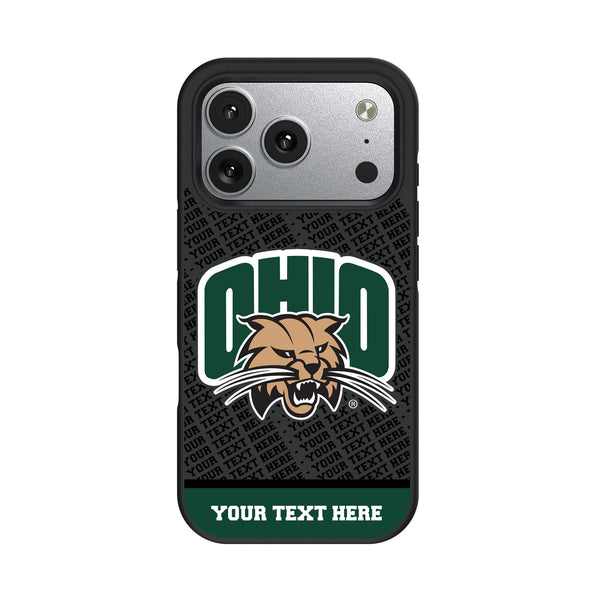 Ohio University Bobcats Personalized EndZone Plus iPhone Bump Phone Case for Apple iPhone
