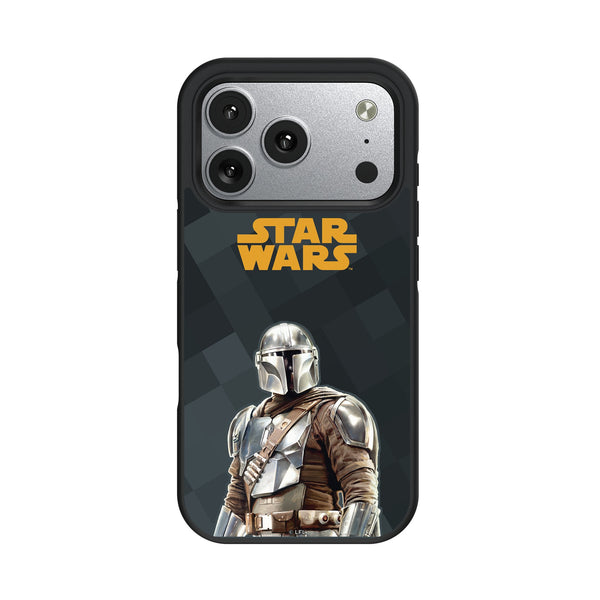 Star Wars: The Mandalorian Din Djarin Color Block iPhone Bump Phone Case for Apple iPhone