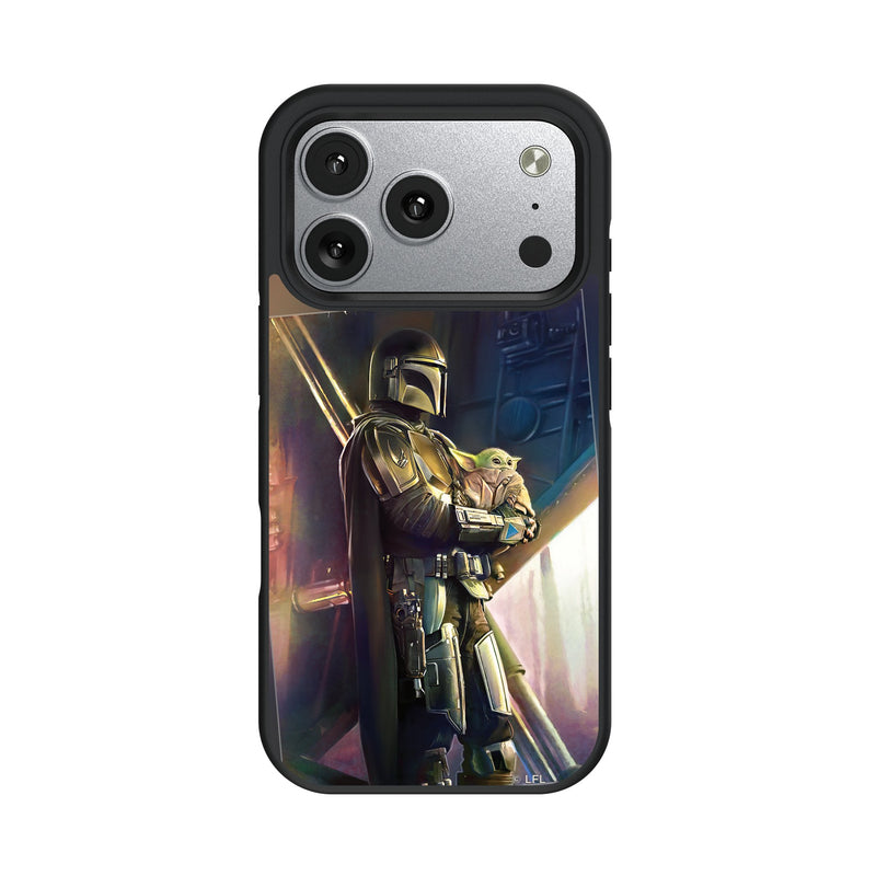 Star Wars: The Mandalorian Din Djarin Portrait iPhone Bump Phone Case for Apple iPhone