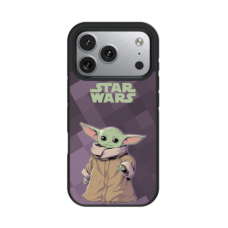 Star Wars: The Mandalorian Grogu Color Block iPhone Bump Phone Case for Apple iPhone