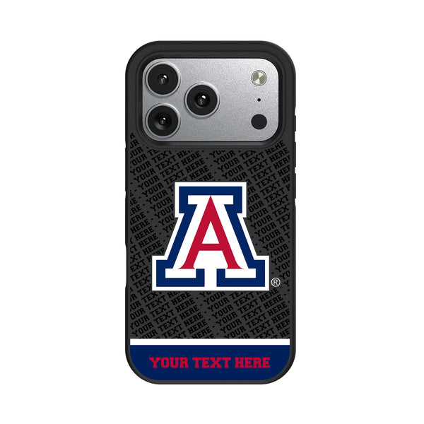 University of Arizona Wildcats Personalized EndZone Plus iPhone Bump Phone Case for Apple iPhone